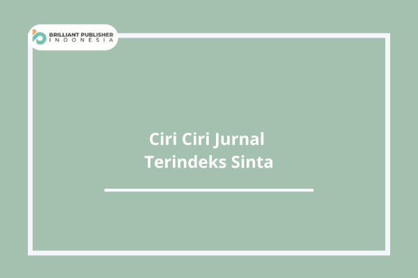 Ciri Ciri Jurnal Terindeks Sinta