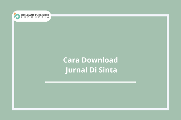 Cara Download Jurnal Di Sinta