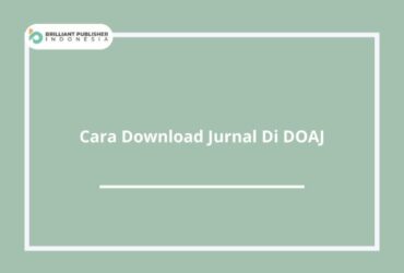 Cara Download Jurnal Di DOAJ
