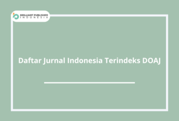 Daftar Jurnal Indonesia Terindeks DOAJ