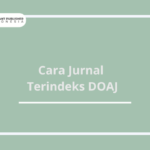 Cara Jurnal Terindeks DOAJ