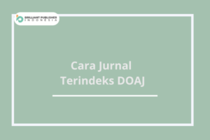 Cara Jurnal Terindeks DOAJ
