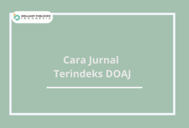 Cara Jurnal Terindeks DOAJ