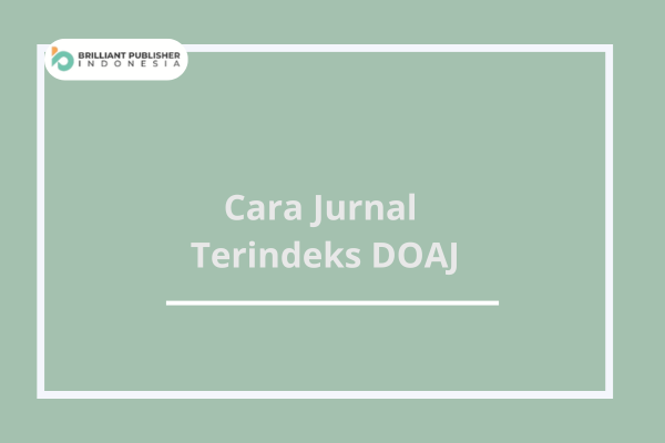 Cara Jurnal Terindeks DOAJ