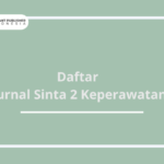 Daftar Jurnal Sinta 2 Keperawatan
