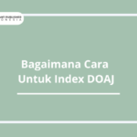 Bagaimana Cara Untuk Index DOAJ