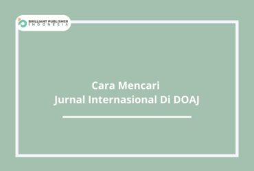 Cara Mencari Jurnal Internasional Di DOAJ