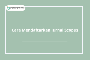 Cara Mendaftarkan Jurnal Scopus
