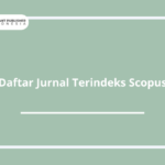 Daftar Jurnal Terindeks Scopus.