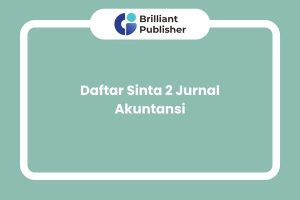 Daftar Sinta 2 Jurnal Akuntansi