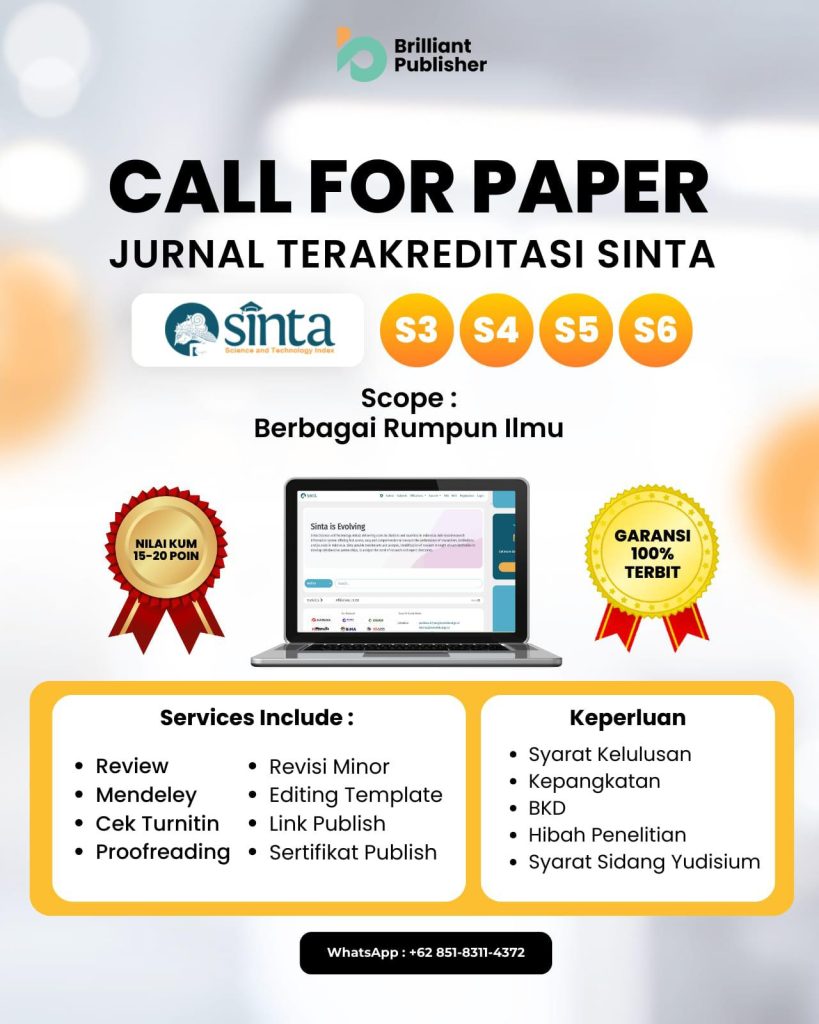Penawaran Eksklusif Jurnal Sinta 3 yang Siap Terbit
