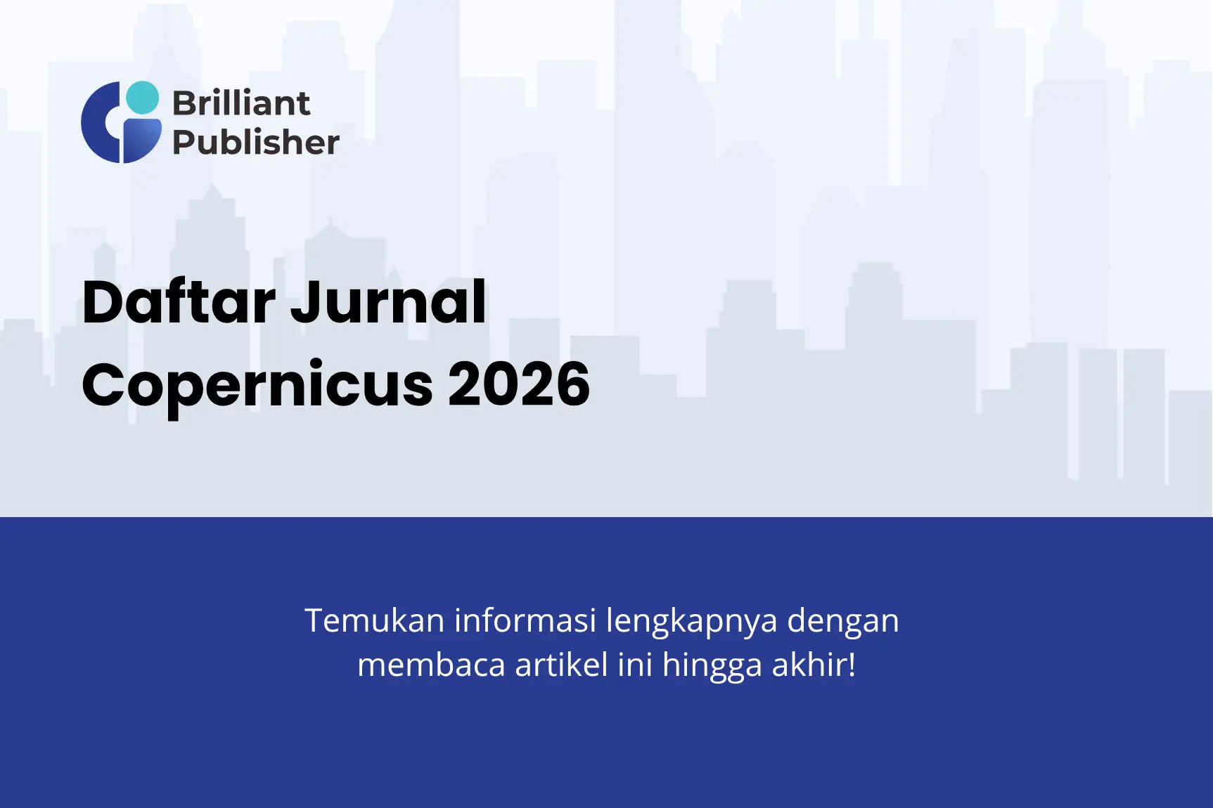 Daftar Jurnal Copernicus 2026 Terbaru dan Cara Cek ICV