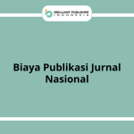 Biaya Publikasi Jurnal Nasional