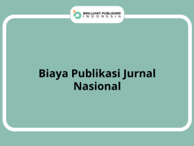 Biaya Publikasi Jurnal Nasional