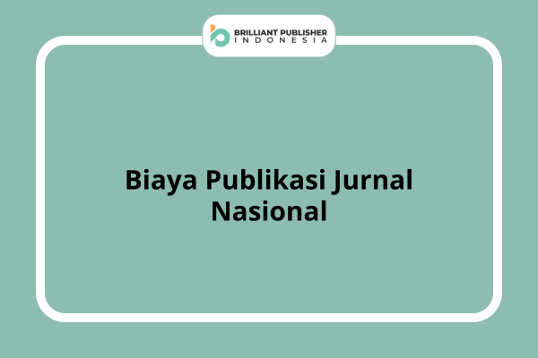 Biaya Publikasi Jurnal Nasional
