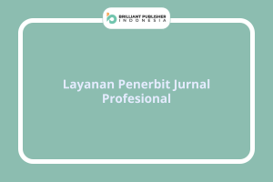 Layanan Penerbit Jurnal Profesional