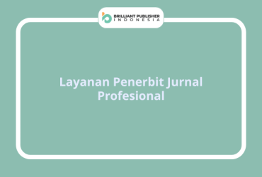Layanan Penerbit Jurnal Profesional