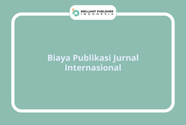 Biaya Publikasi Jurnal Internasional