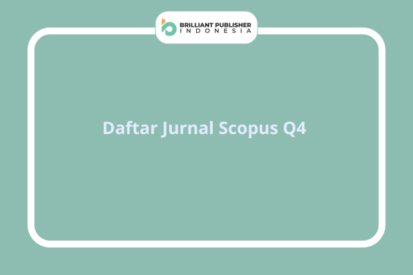 Daftar Jurnal Scopus Q4
