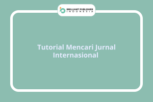 Tutorial Mencari Jurnal Internasional