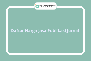 Daftar Harga Jasa Publikasi Jurnal