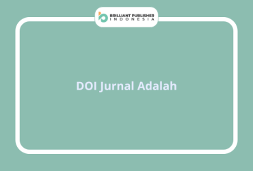 DOI Jurnal Adalah