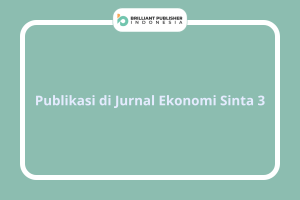Publikasi di Jurnal Ekonomi Sinta 3