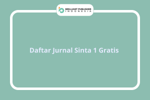 Daftar Jurnal Sinta 1 Gratis