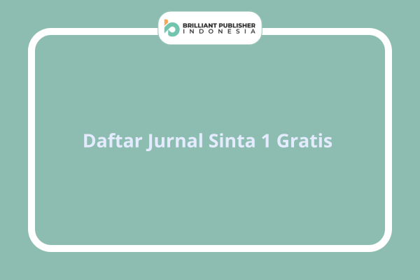Daftar Jurnal Sinta 1 Gratis