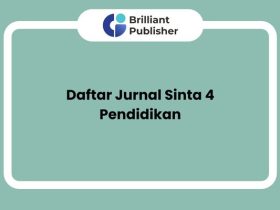 Daftar Jurnal Sinta 4 Pendidikan