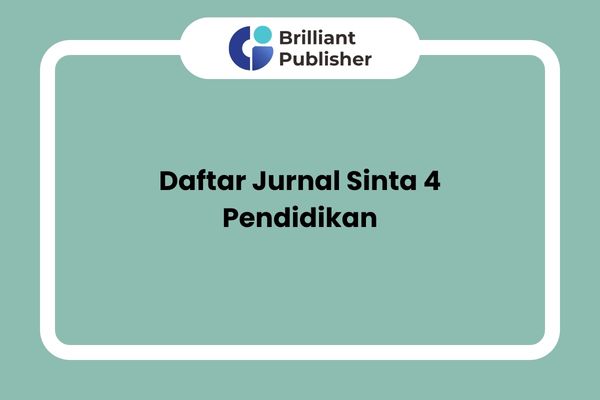 Daftar Jurnal Sinta 4 Pendidikan