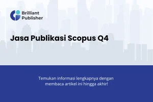 Jasa Publikasi Scopus Q4