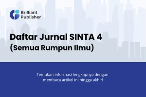 Daftar Jurnal SINTA 4 Semua Bidang